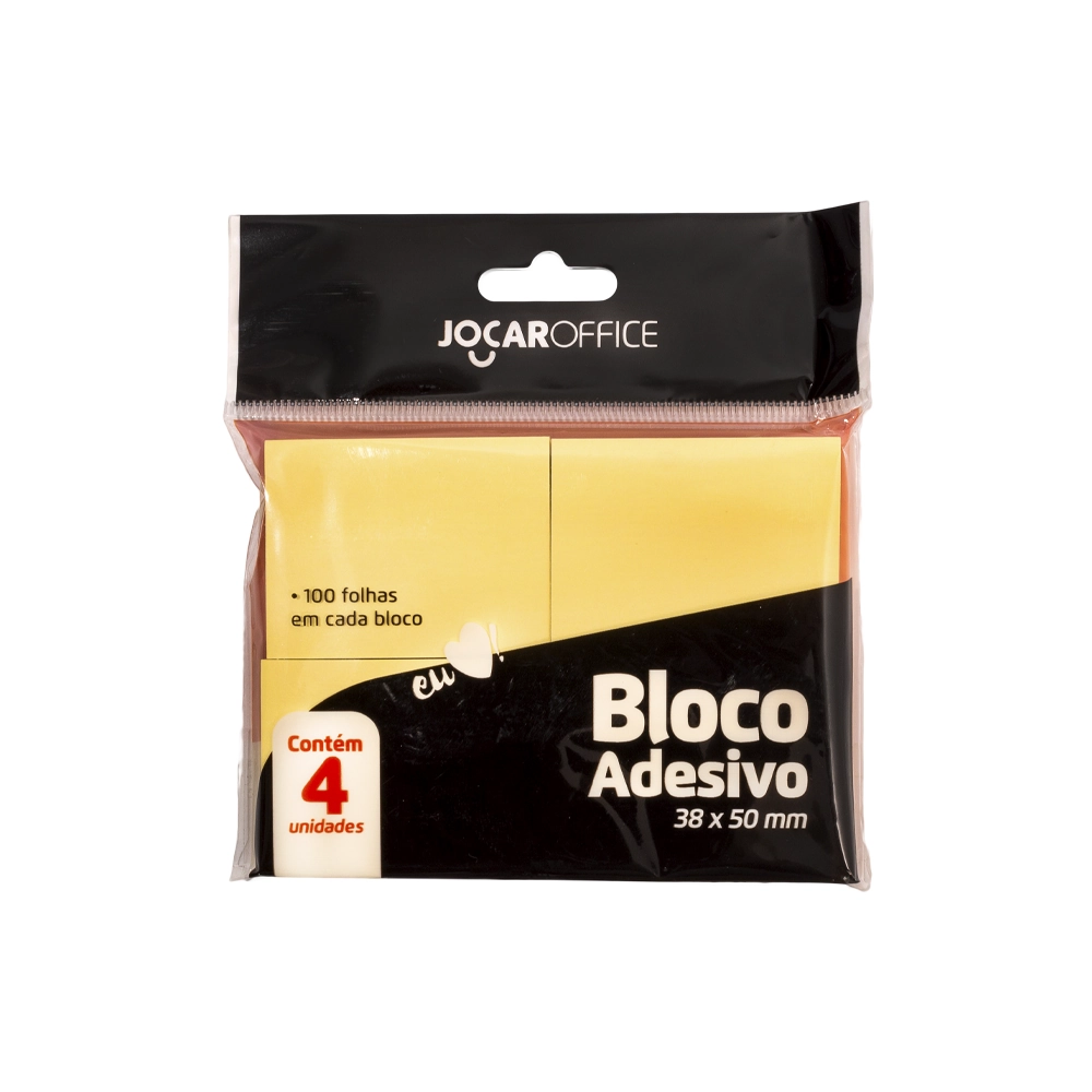 Bloco Adesivo Leonora Laranja 38x50mm