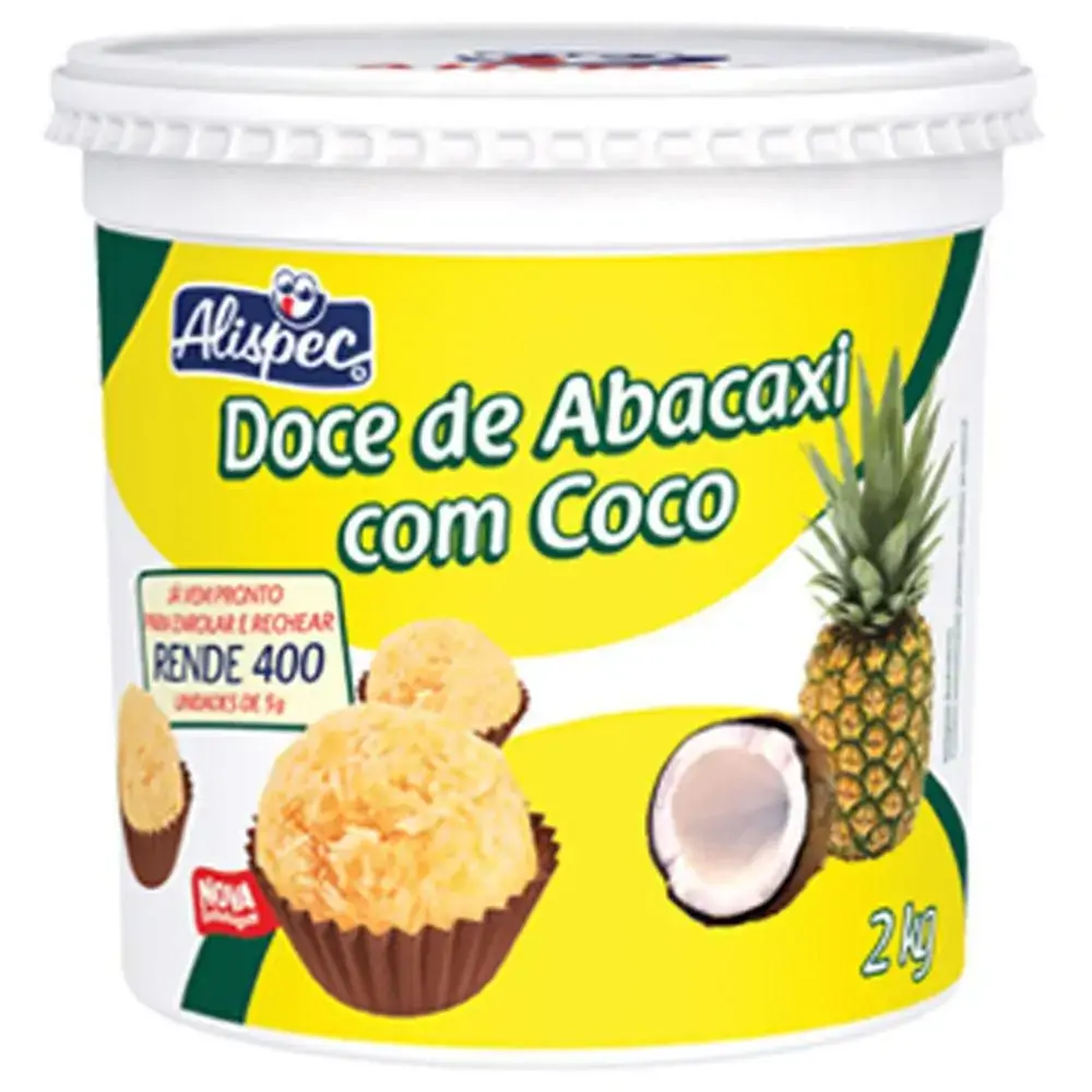 Doce Alispec 2kg Abacaxi/coco