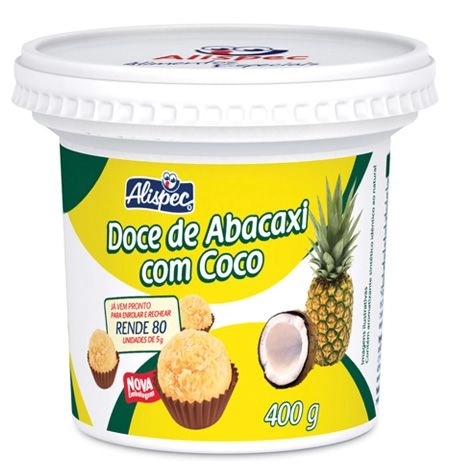 Doce Alispec Abacaxi/coco