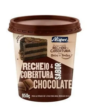 Recheio E Cobertura Sabor Chocolate 12x0,950 Kg