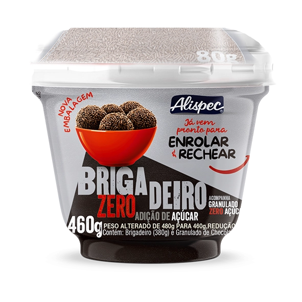 Brigadeiro Zero Acuc 460g Alispec