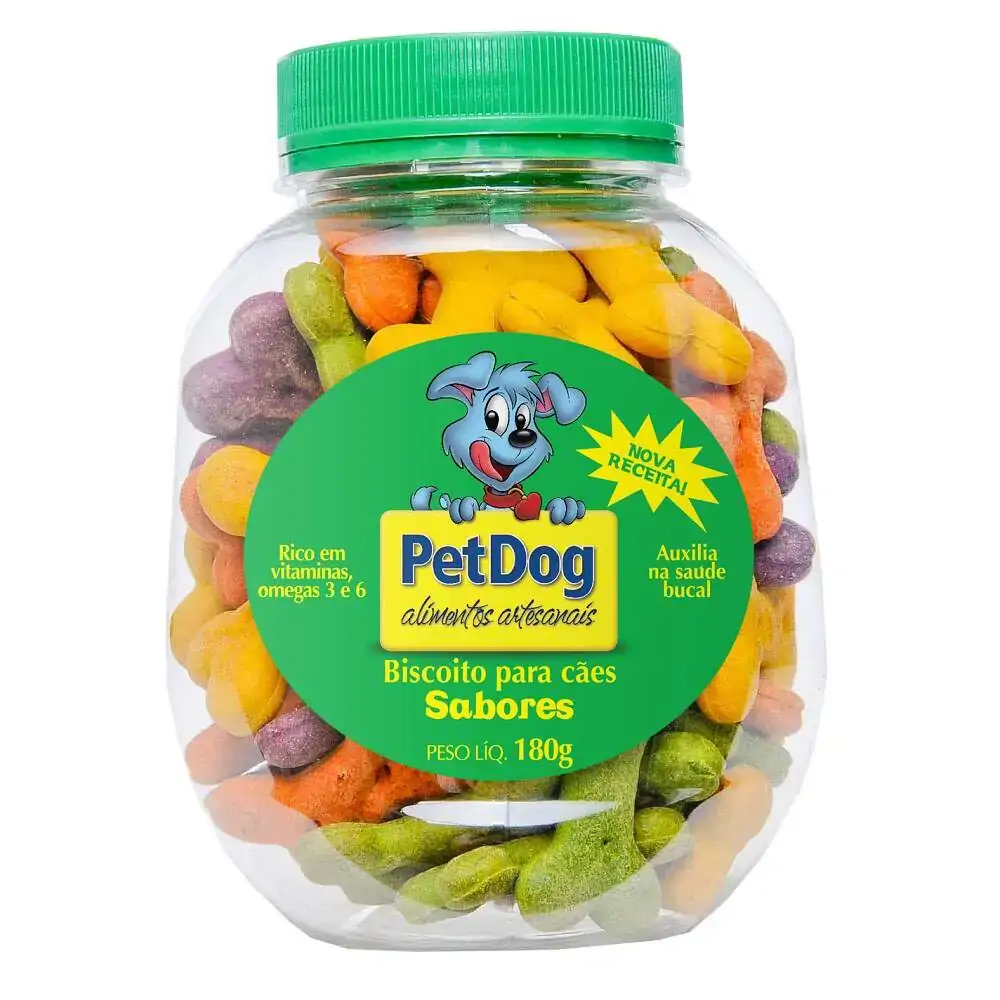 Biscoito Pet Dog 180g Sabores