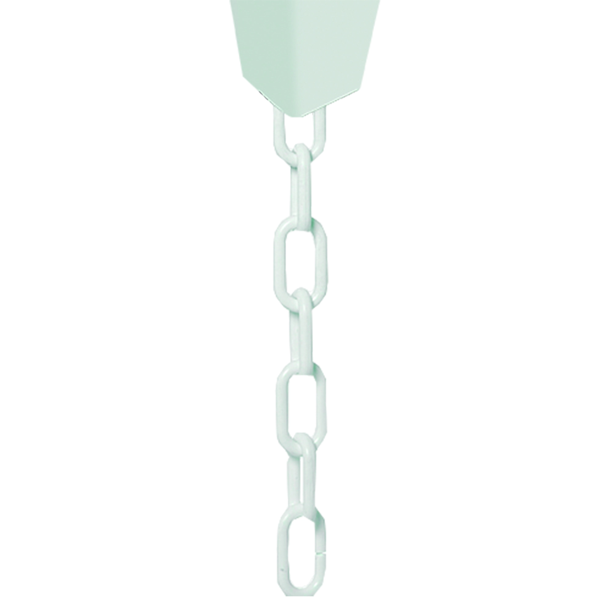 Corrente para Direcionamento de Água em Alumínio 5m Branco Elo 55mm BellaCalha