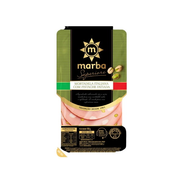 Mortadela Italiana Marba 180gr Pistache