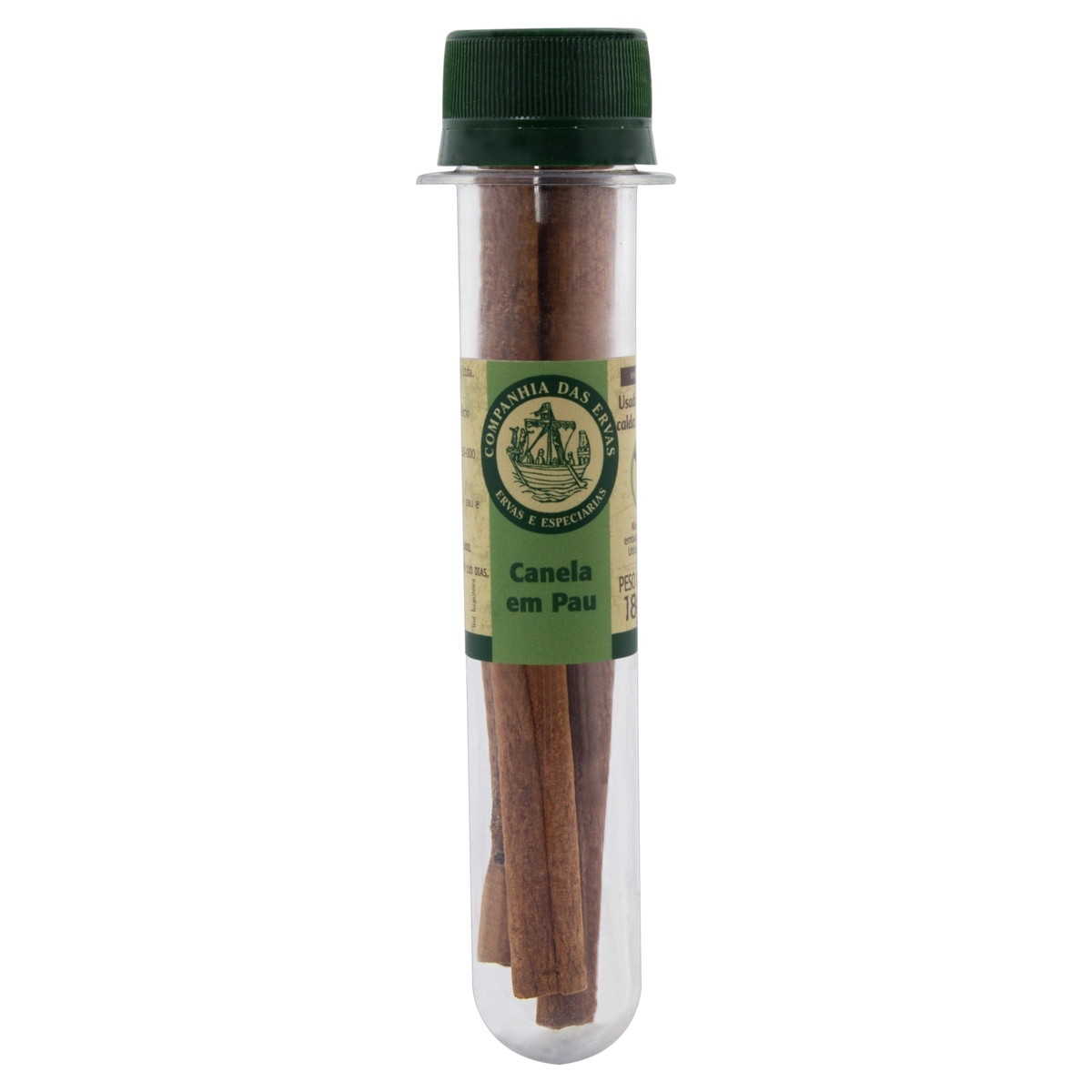 Canela Em Pau Companhia Das Ervas Frasco 18g