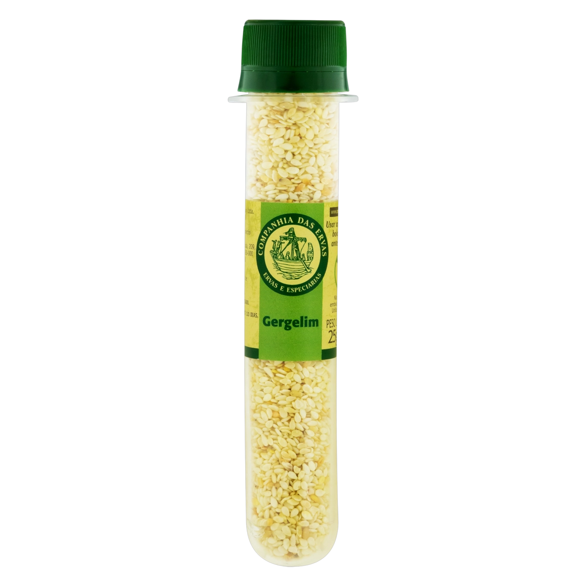 Gergelim Branco Companhia Das Ervas Frasco 25g