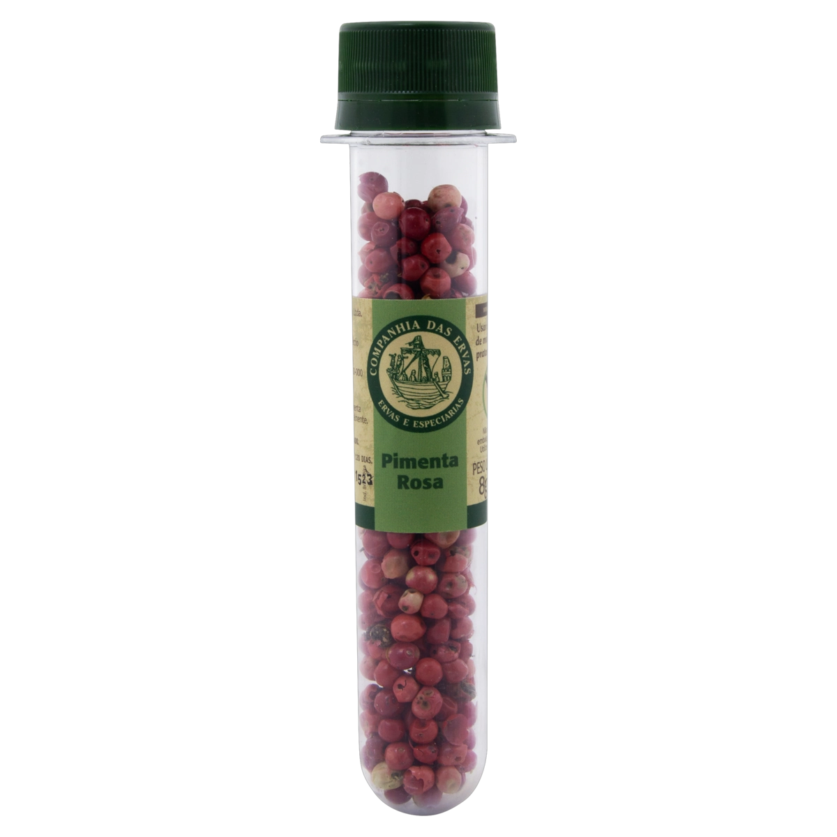 Pimenta-Rosa em Grãos Companhia das Ervas Frasco 8g