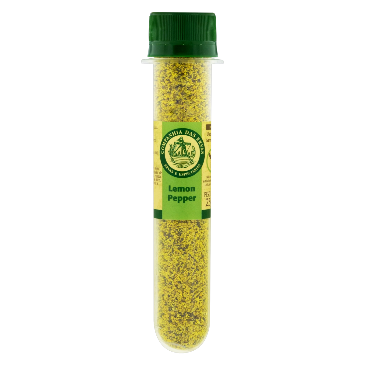 Tempero Lemon Pepper Companhia Das Ervas Frasco 23g