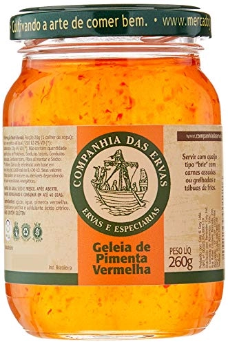 Geleia Pimenta Vermelha Companhia Das Ervas Vidro 260g