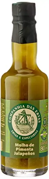 Molho De Pimenta Jalapeño Companhia Das Ervas Vidro 80ml