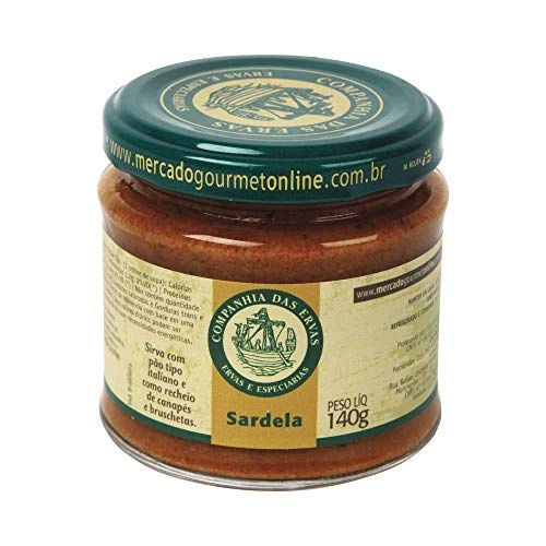 Antepasto Sardela Zero Lactose Companhia das Ervas Vidro 140g