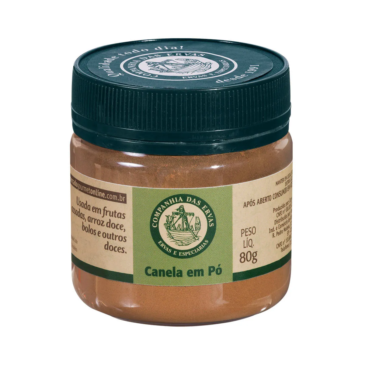 Canela em Pó Companhia das Ervas 80g