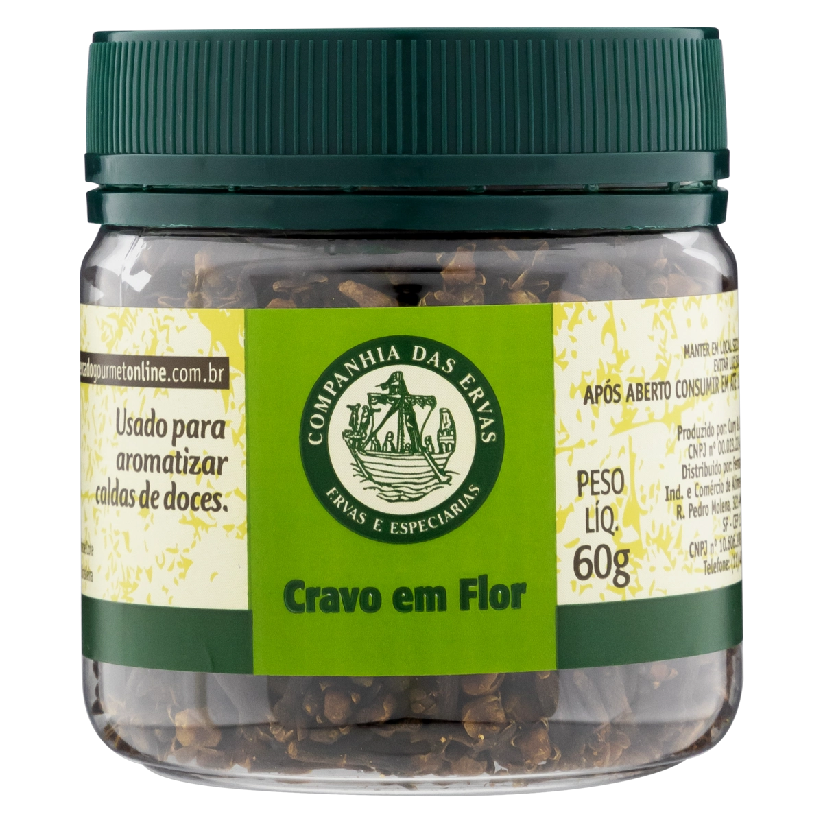 Cravo Da índia Companhia Das Ervas Pote 60g