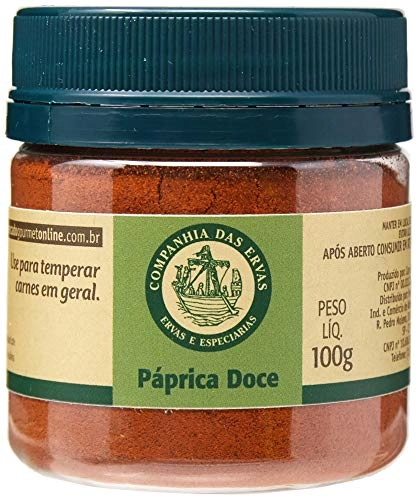 Páprica Doce Companhia Das Ervas Pote 100g