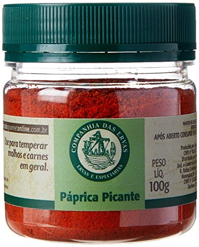 Páprica Picante Companhia Das Ervas Pote 100g