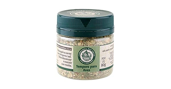 Especiarias Para Aves Companhia Das Ervas Pote 80g