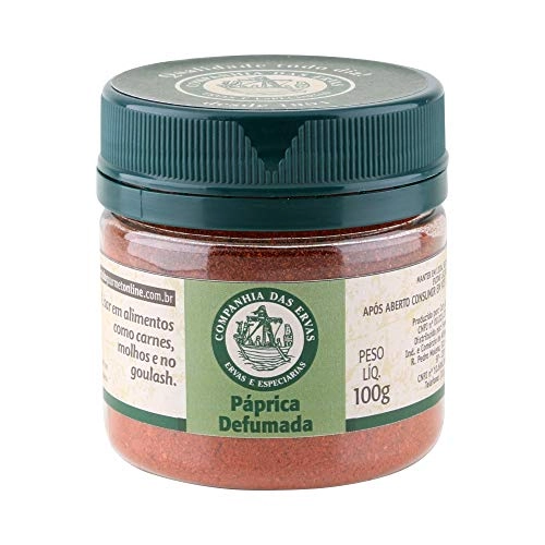 Páprica Defumada Companhia Das Ervas Pote 100g