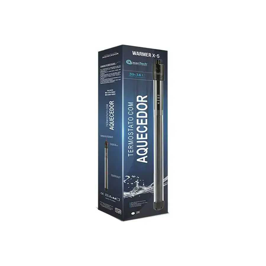 Termostato Aquecedor X 5 25w 127v Ocean Tech