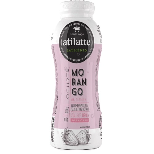 Iogurte Ati Latte Light Morango