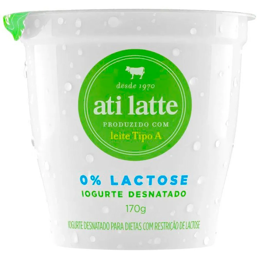 Iogurte Desnatado sem Lactose ATTI LATTE 170g