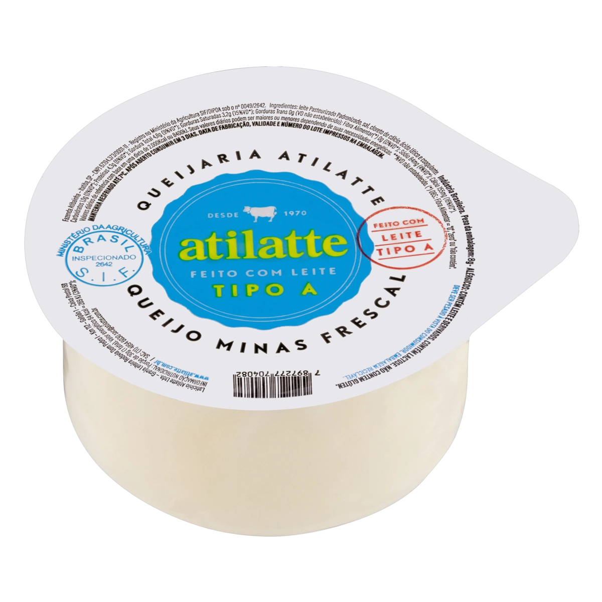 Queijo Minas Frescal Atilatte