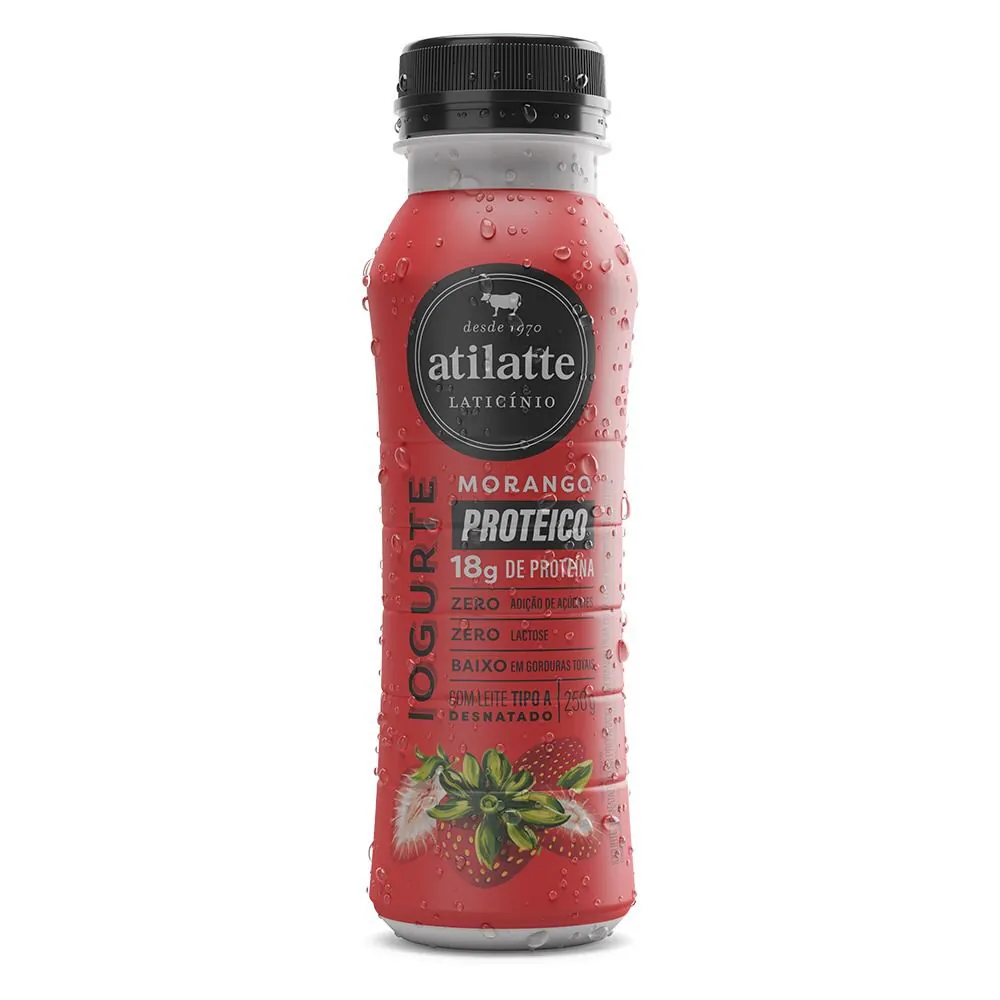 Pas Iog Atilatte 18g Prot Gf 250g Morango
