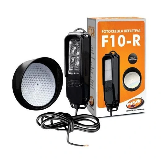 Fotocélula Refletiva Para Portão Ppa F10-r Saida Na/nf 8m