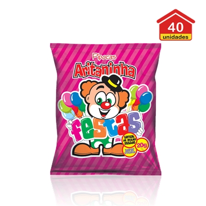 Pipoca Doce Aritana 40unidade X