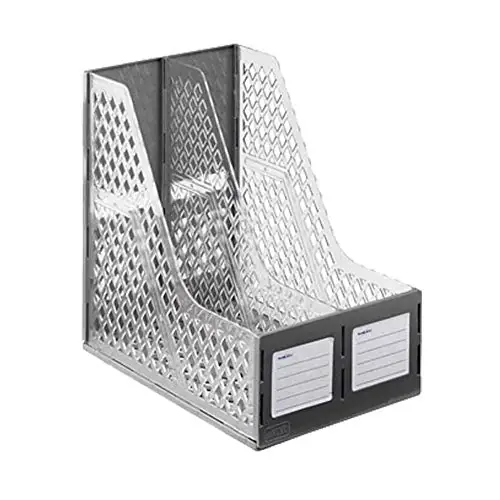 Organizador De Pastas E Revistas Duplo Cristal Waleu