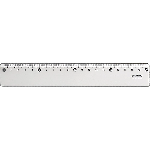 Régua De 20cm New Line Cristal 20g Waleu