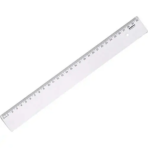 Regua Larga New Line Cristal 30cm