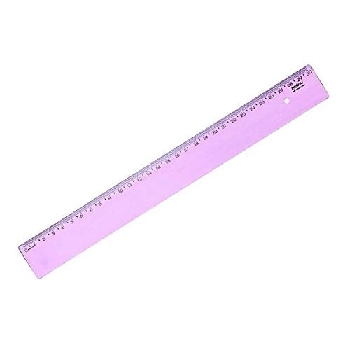 Regua Waleu New Line 30cm Lilas