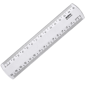 Regua Cristal New Line Poliest.15cm