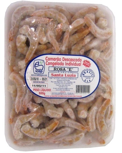 Camarão Rosa Congelado E Santa Luzia 500g