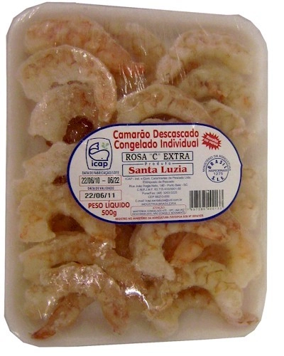 Camarão Rosa Congelado C Santa Luzia 500g