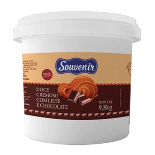 Doce De Leite Souvenir C/choc.9.8kg