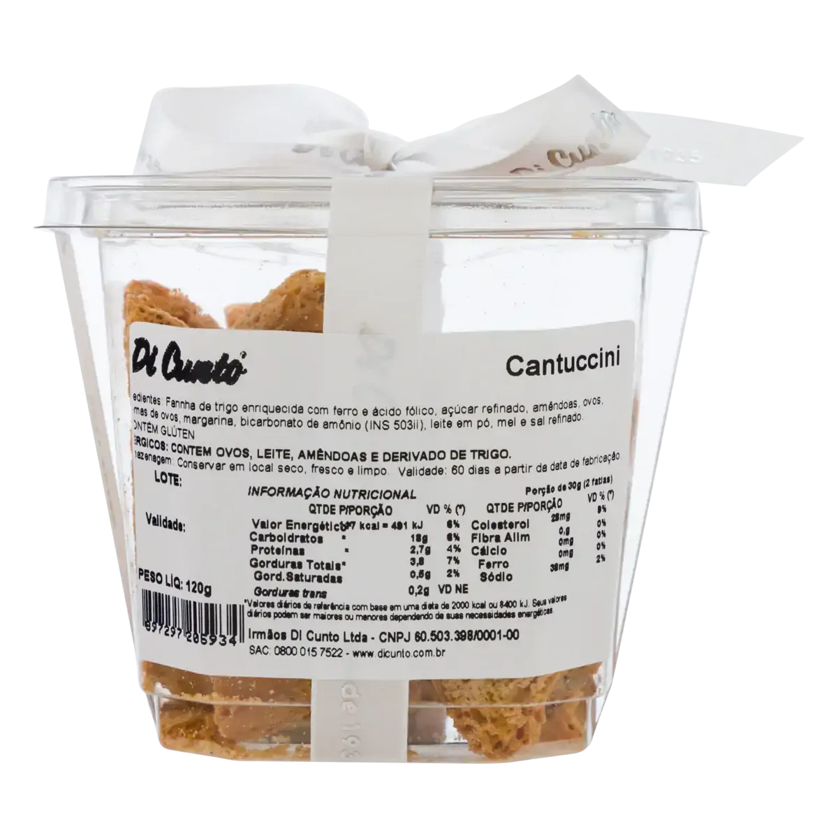 Biscoito Cantuccini Di Cunto Pote 120g