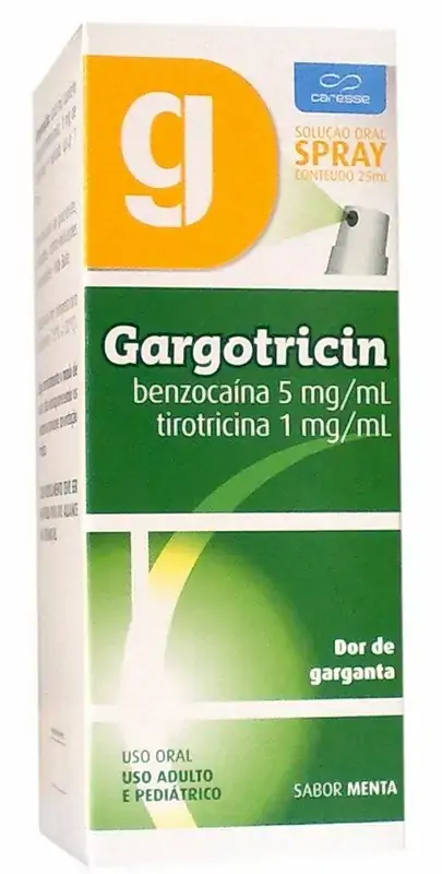 Gargotricin Sabor Menta 5 Mg 1,035 Mg 20 Pastilhas Laboratório Farmacêutico Caresse Similar
