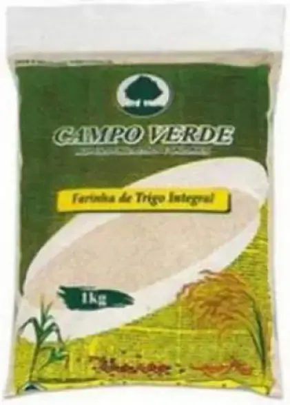 Farinha Campo Verde 1kg Trigo Integral