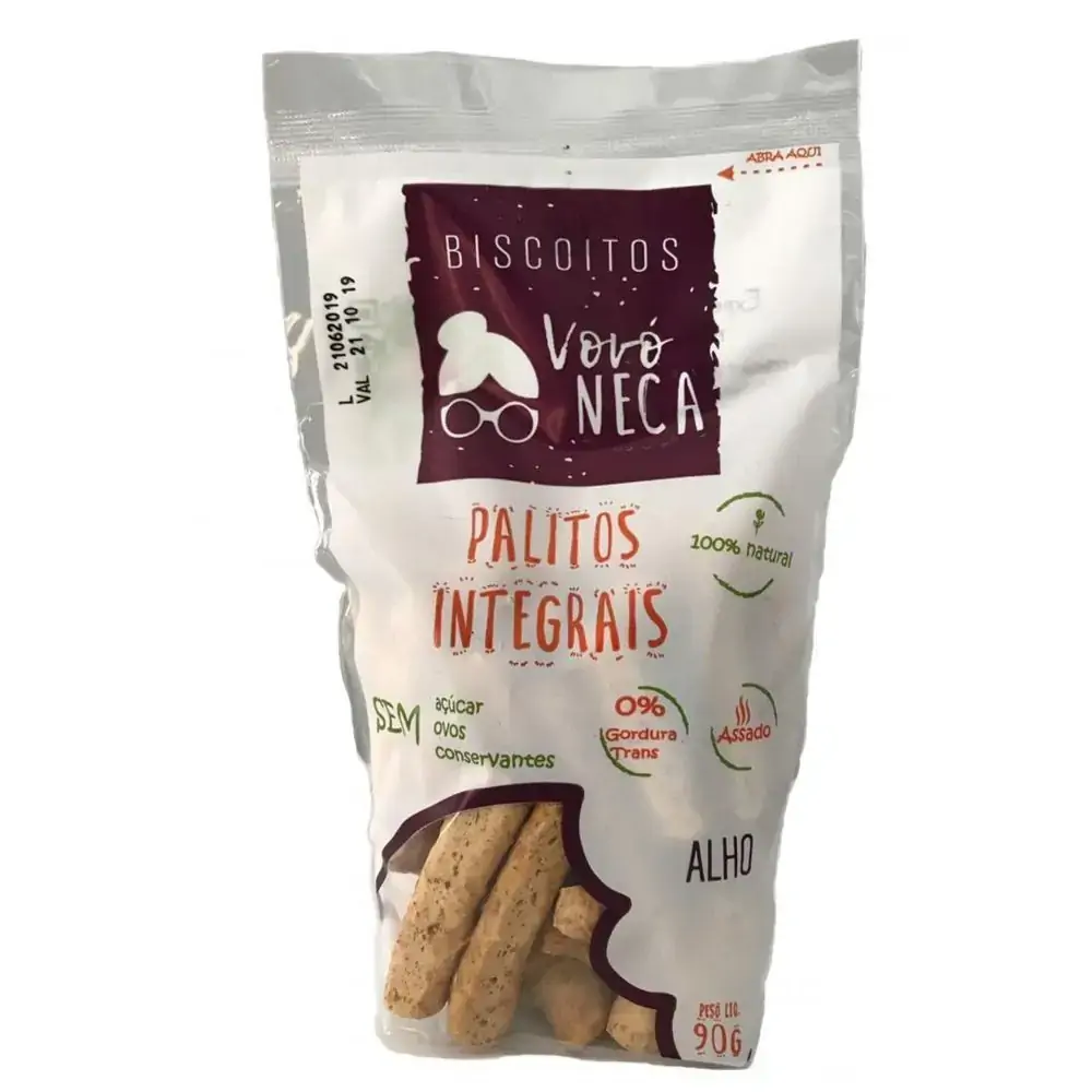 Bisc.palito Integral Queijo 90g Vovo Neca