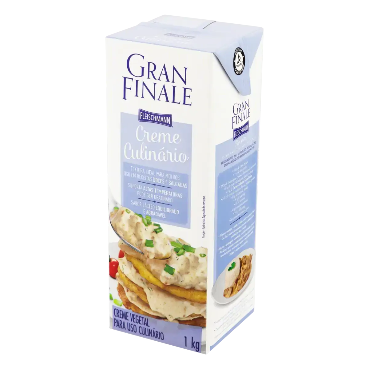 Creme Culinário Fleischmann Gran Finale Caixa 1kg