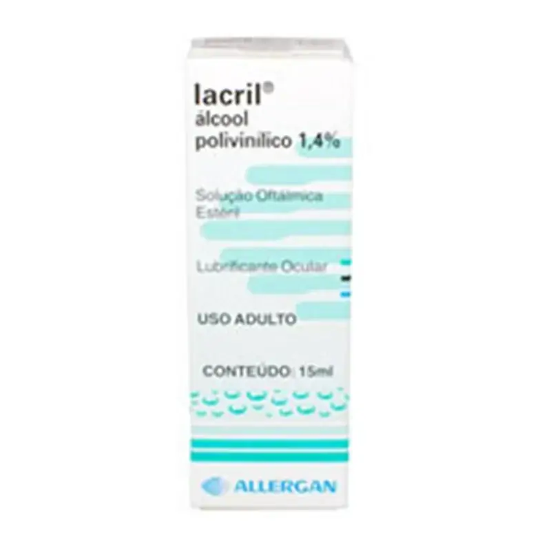 Lacril Allergan Caixa 15ml Solução Oftálmica