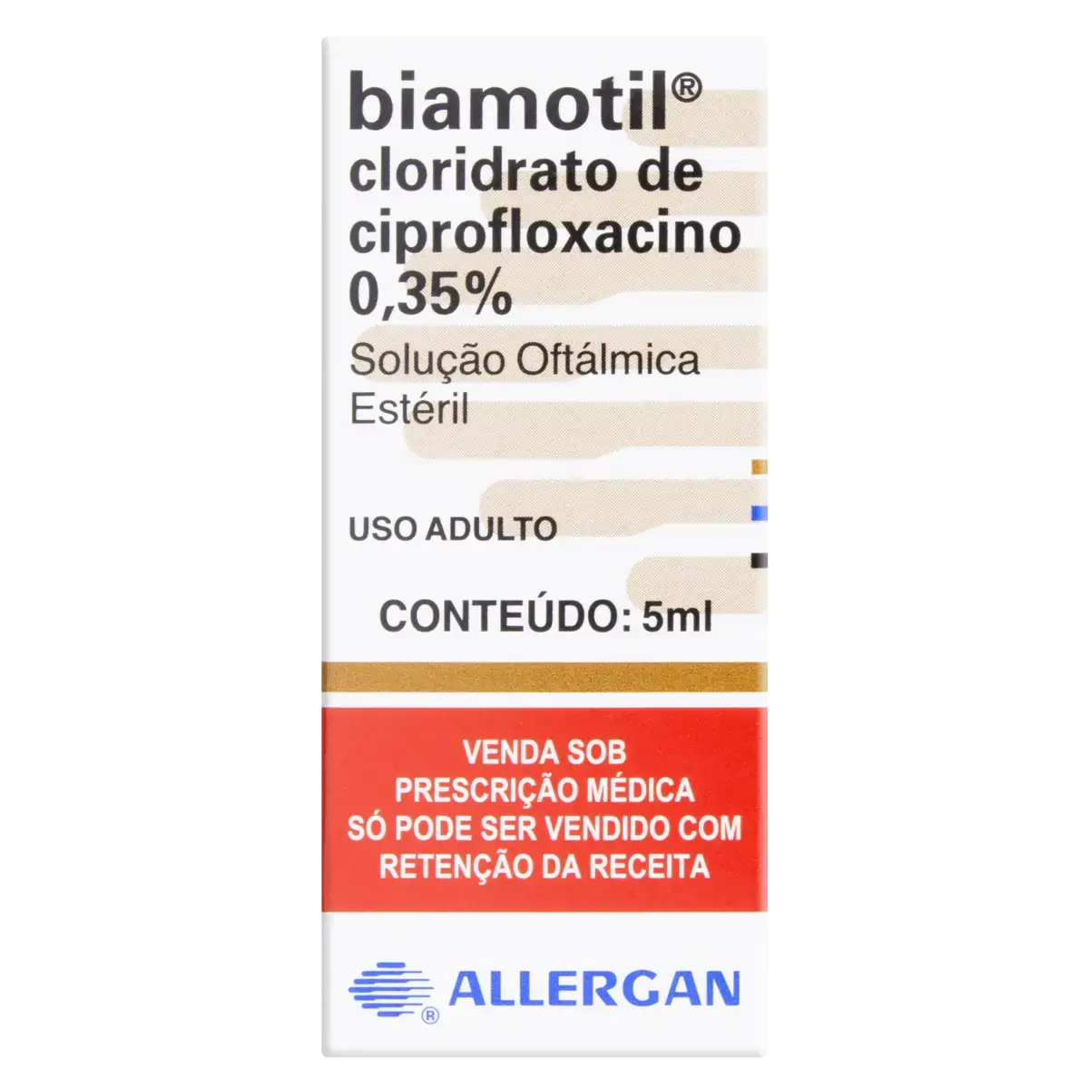 Biamotil 0,35 Allergan Caixa 5ml Solução Oftálmica