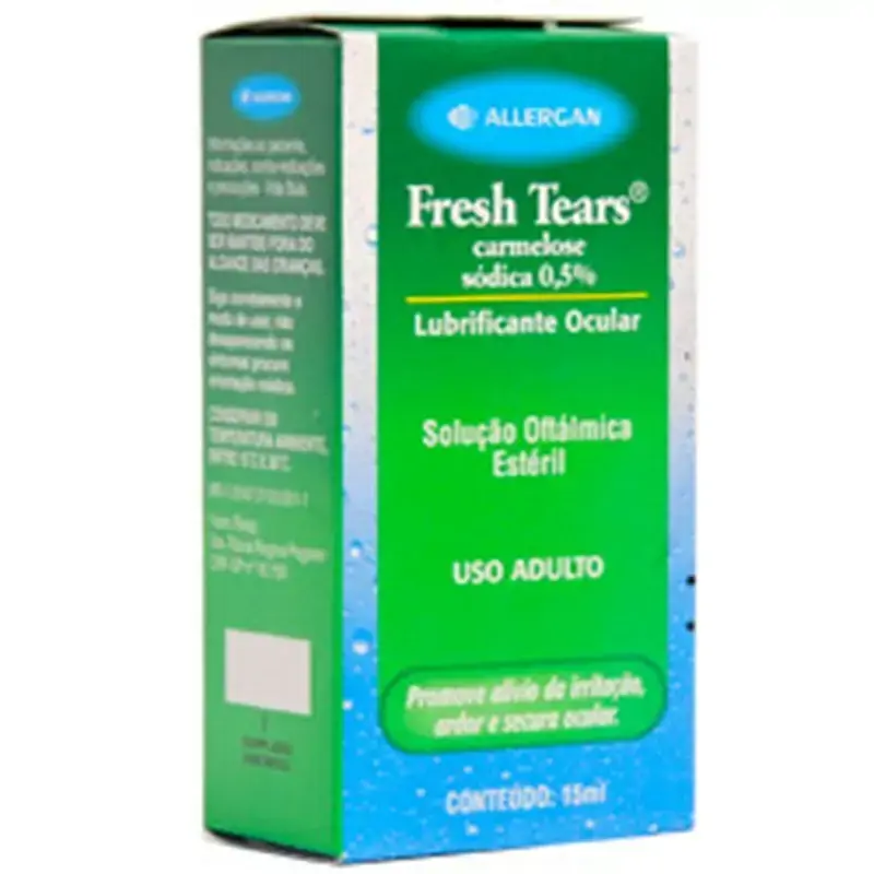 Fresh Tears 0,5 Allergan Caixa 15ml Solução Oftálmica