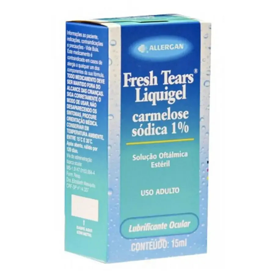 Fresh Tears Liquigel 1 Allergan Caixa 15ml Solução Oftálmica