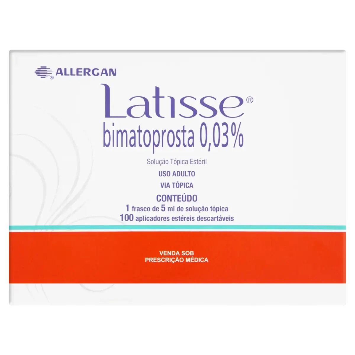Latisse Allergan Caixa 5ml 100 Aplicadores
