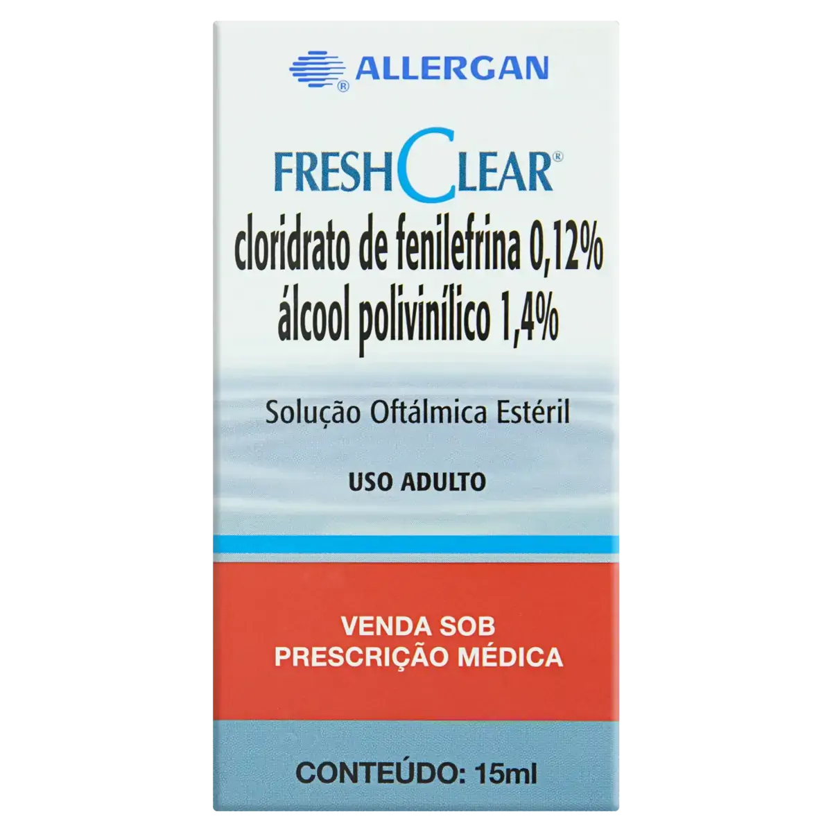 Fresh Clear Allergan Caixa 15ml Solução Oftálmica