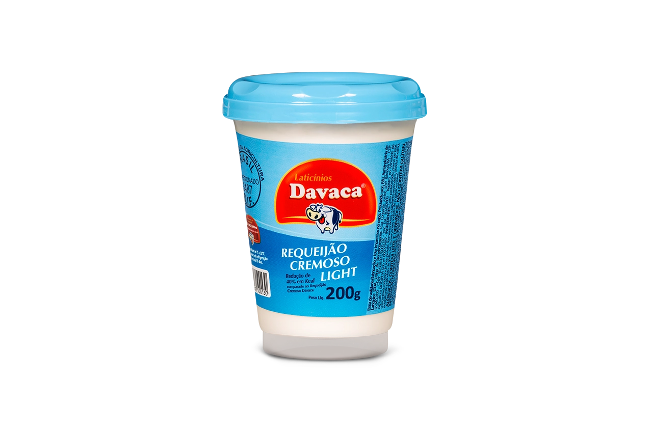Requeijao Davaca Cremoso Light 220g