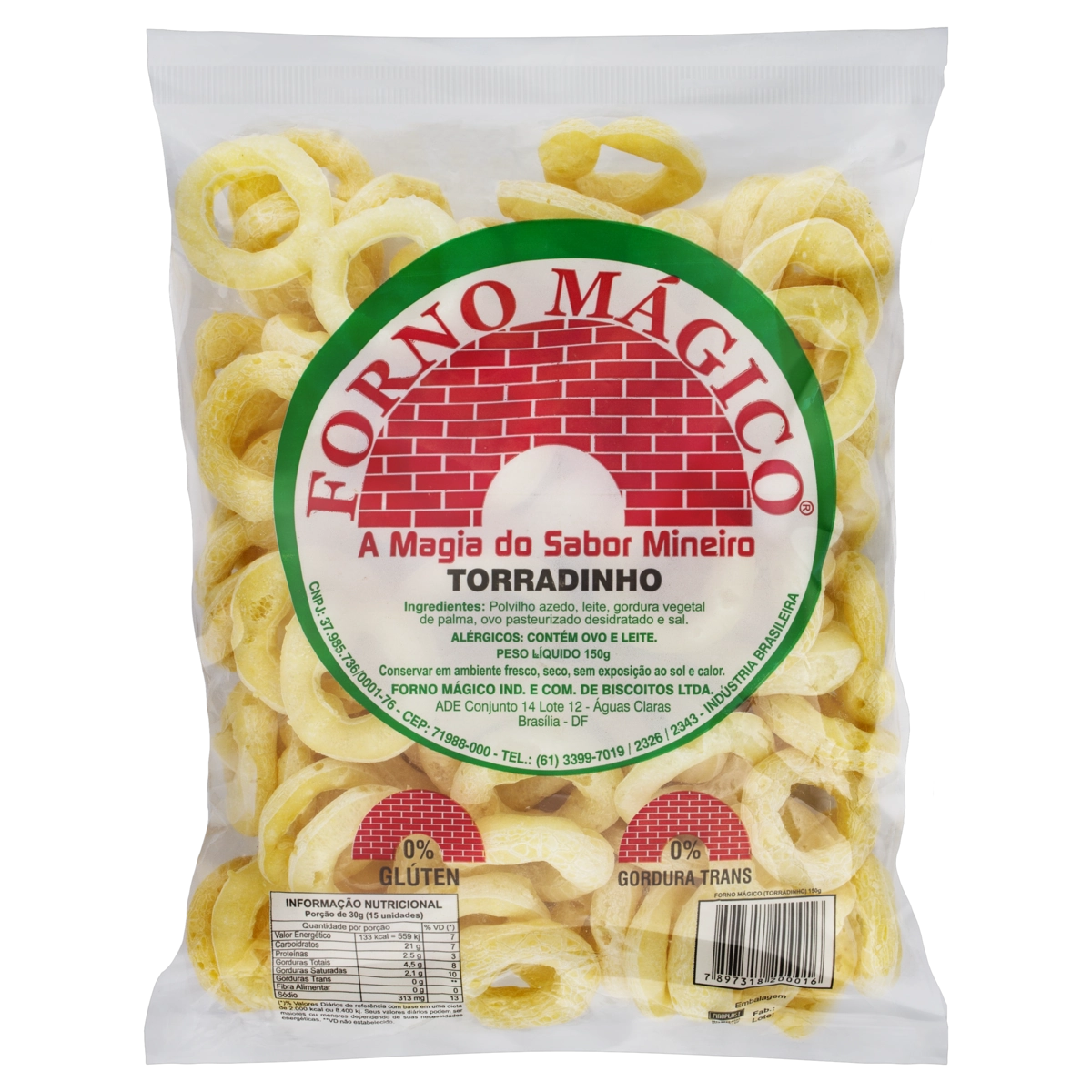 Biscoito Torradinho Forno Mágico Pacote 150g