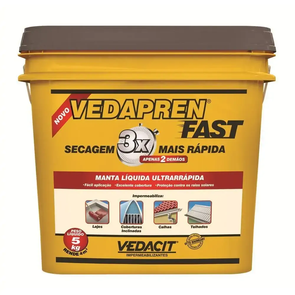 Vedapren Fast Concreto Galão 5 Kilos